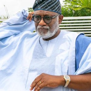 BREAKING: Ondo State Governor, Rotimi Akeredolu, is dead.