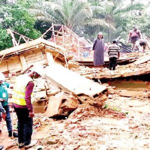 Tragedy: Father, two sons die as building collapses in Anambra 
