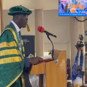 Sanwo-Olu gifts LASU’s best graduating student N10m