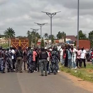 Police parade 46 suspects arrested over the reported attack and blockade of Peter Obi’s convoy in Benue State.