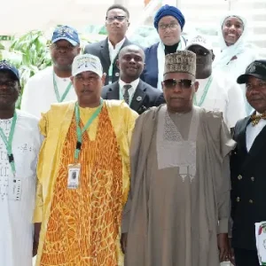 Vice President Kashim Shettima announcing Nigeria’s plan to roll out 10,000 electric tricycles under a national transport reform programme in 2026