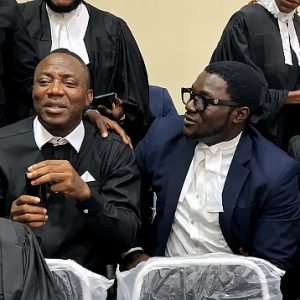 Omoyele Sowore appears at the Federal High Court in Abuja after being granted ₦200 million bail in his alleged cybercrime case.