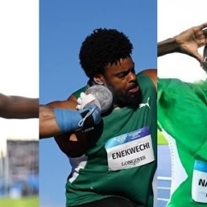 Team Nigeria athletes celebrate after finishing seventh overall and as the highest-ranked African nation at the 2026 Commonwealth Games in Glasgow.