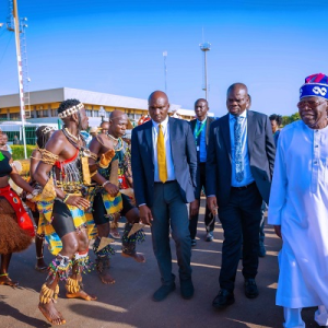 ECOWAS summit: Tinubu visits Nigerian troops in Guinea-Bissau