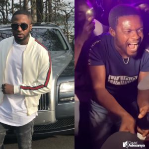 Fan overjoyed as he receives Car gift At Tunde Ednut Birthday Celebration