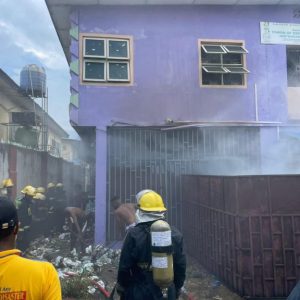Fire guts orphanage home, seven children rescued in Lagos