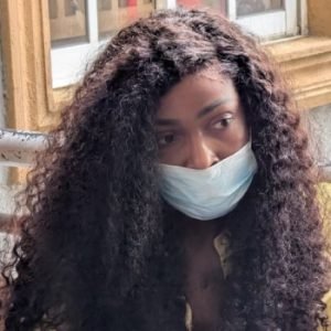 Blessing CEO appearing in court during arraignment over alleged ₦13 million fraud case in Lagos.