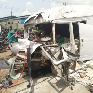 16 dies, 17 injured in Ibadan multiple crashes