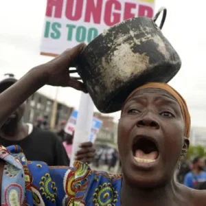 Illustrative image showing hunger and food insecurity in Nigeria as the UN warns 35 million people may face acute hunger in 2026.