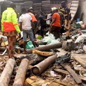 JUST IN: Gas explosion injures four in Lagos