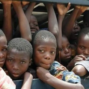 NAPTIP Director-General Binta Adamu Bello speaking about the rescue of over 180 children from suspected trafficking syndicates