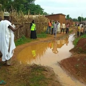 Flood and storm damage in Bichi, Kano State, after a rainstorm killed eight people and destroyed homes, prompting calls for emergency relief.