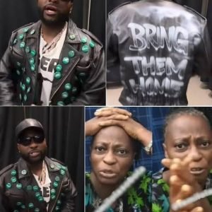 Davido wearing a customised jacket with names of abducted Oyo pupils during a World Cup countdown performance, as Reno Omokri comments on the issue.