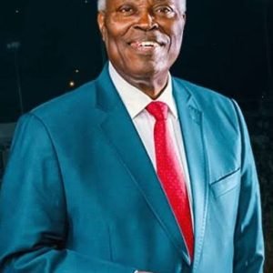 William F. Kumuyi speaking during a church service, addressing congregation at Deeper Life Bible Church on leadership succession.