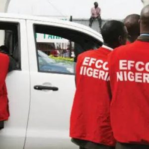 Chaos as armed EFCC officers storm school, force pupils out in Lagos