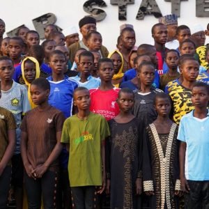 Protesters and concerned citizens raise voices on Children’s Day demanding action over abducted schoolchildren in Nigeria.